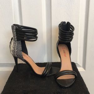 Snakeskin heels